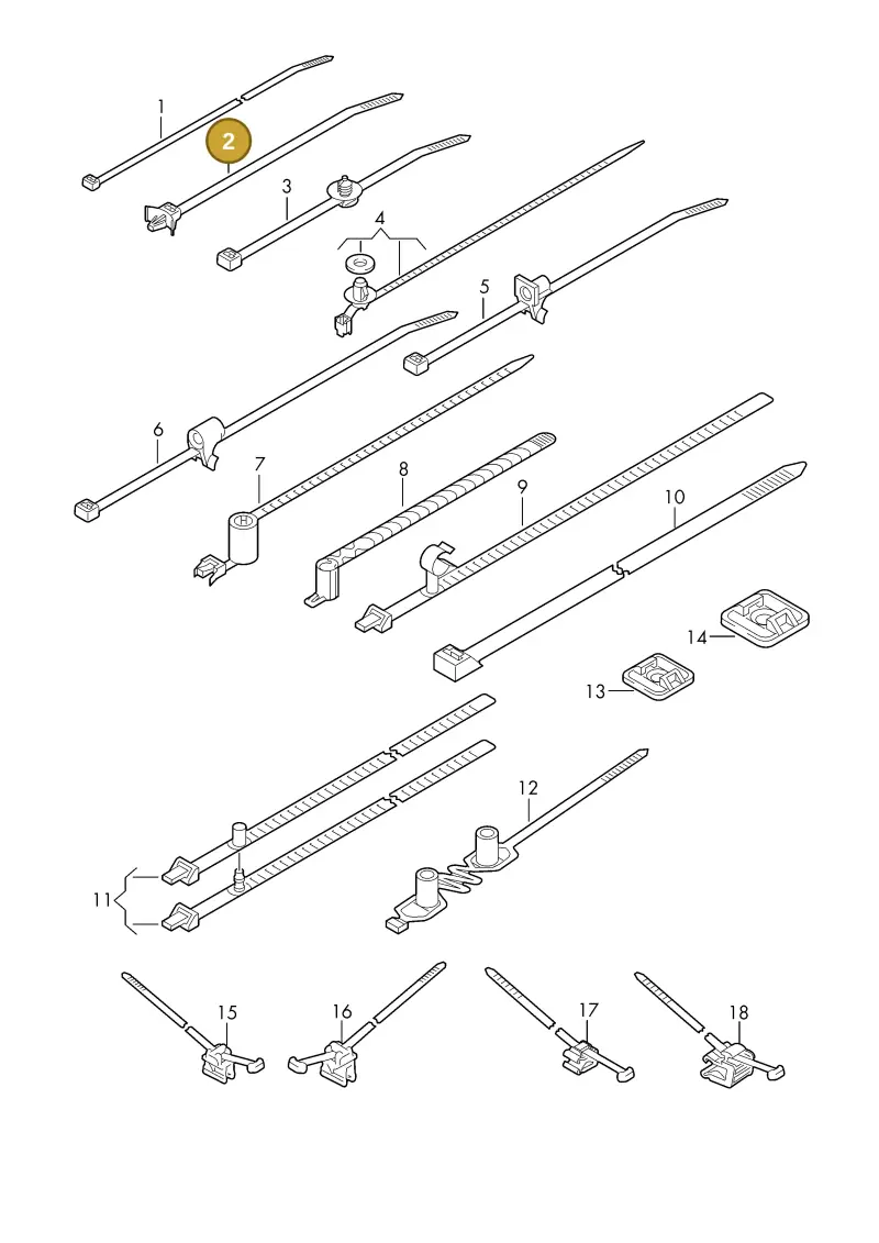 1S0971838 — Audi 1J0 platform diagram 198979100, position 2