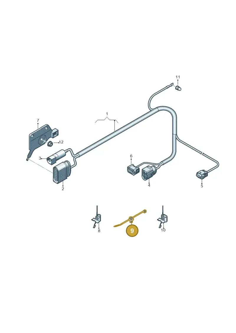1S0971838 — Audi Q8 (2018-2025) diagram 859972750, position 9