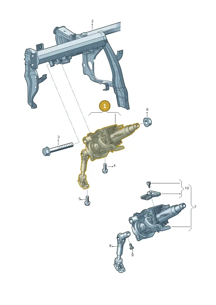 1S1419502F — SEAT Mii (2011-2019) diagram 723419300, position 1