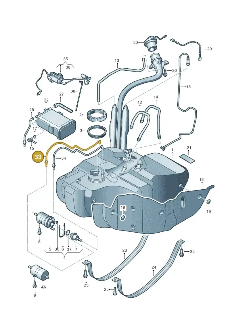 1T0201293F — Volkswagen TOURAN (2005-2006) diagram 477201050, position 33