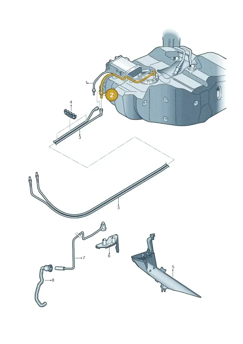 1T0201294C — Volkswagen Touran 1.9 (2008-2010) diagram 477201400, position 2