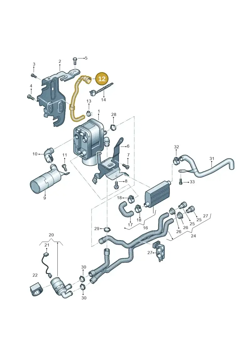 1T0201418C — Volkswagen Caddy kombi (2015-2020) diagram 866819700, position 12