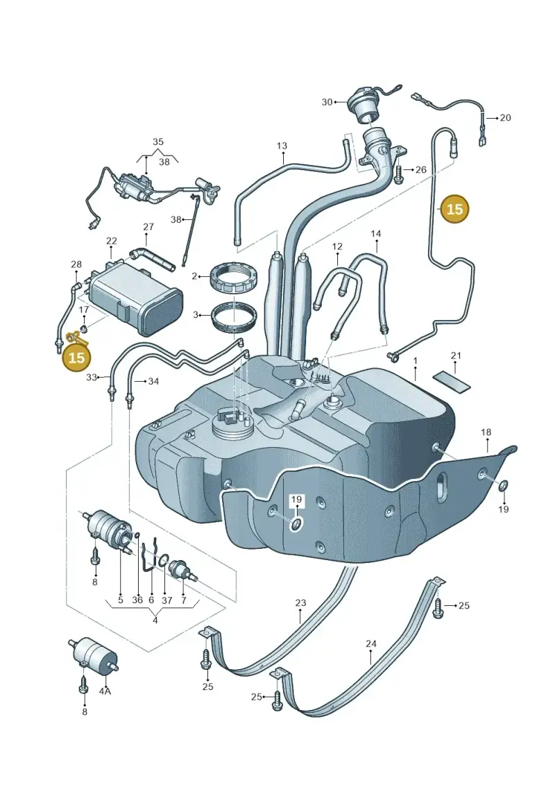 1T0201931F — Volkswagen TOURAN (2005-2006) diagram 477201050, position 15
