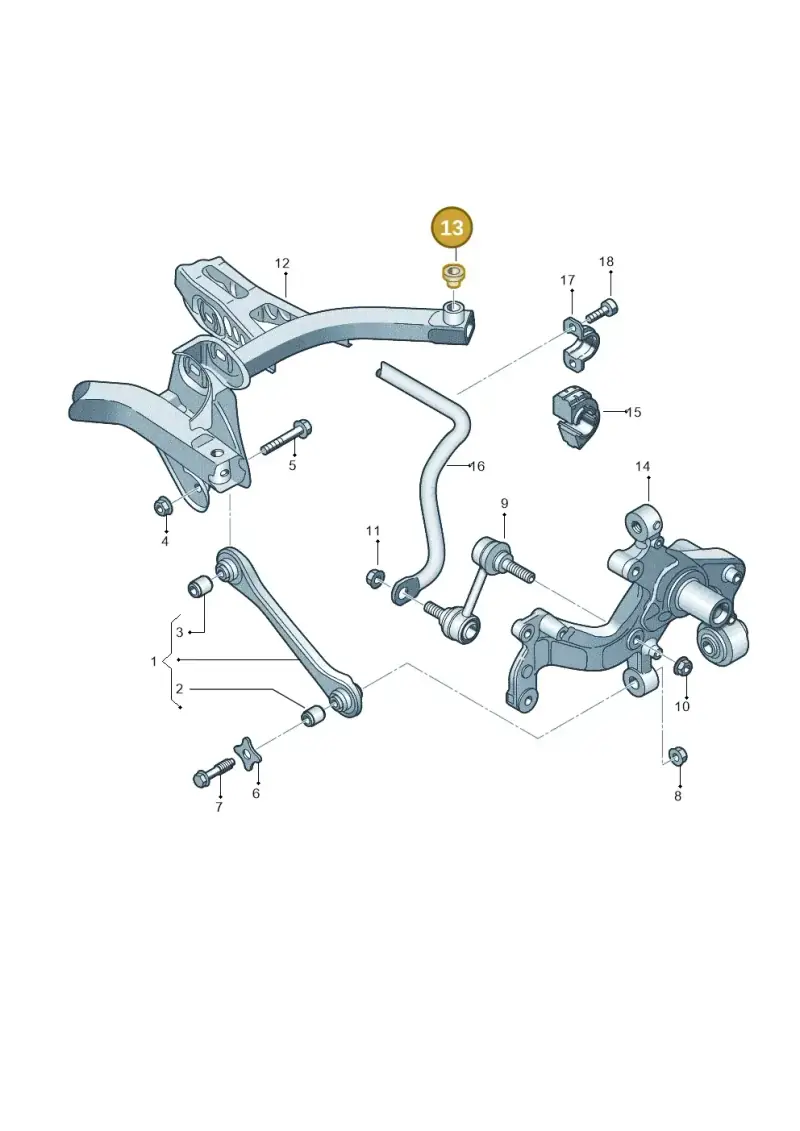 1T0505147A — Volkswagen TOURAN (2006-) diagram 409501200, position 13