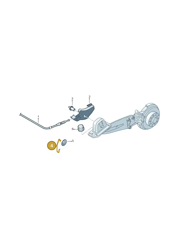 1T0609651A — Volkswagen Touran 2.0 (2010-2015) diagram 694609500, position 4