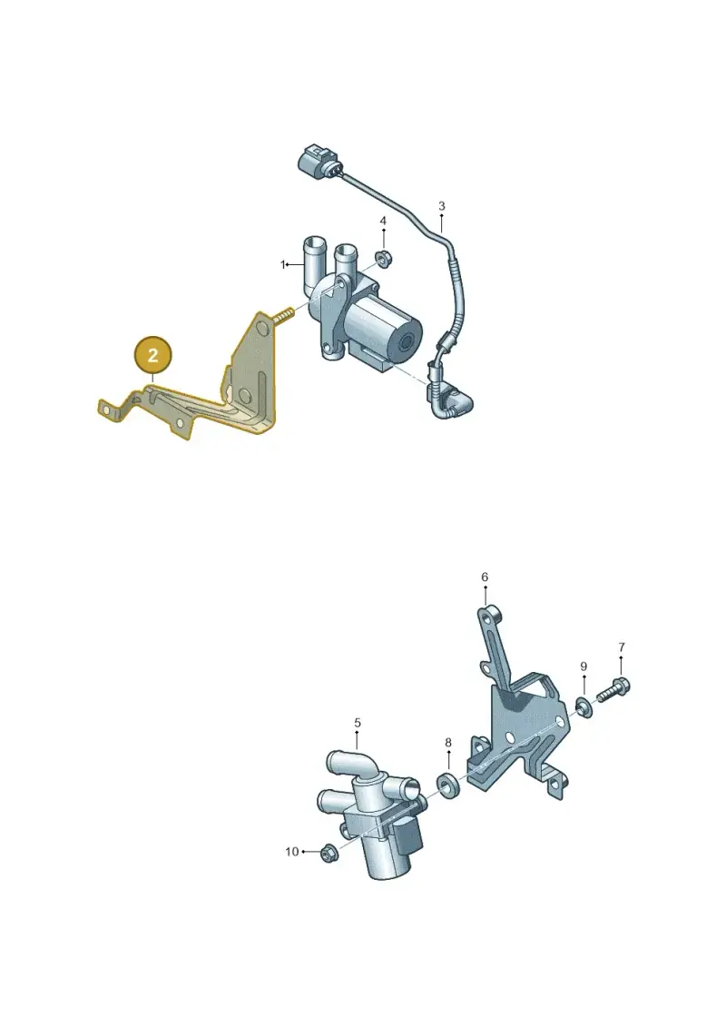 1T0819147D — Volkswagen Touran 2.0 (2010-2015) diagram 409819720, position 2