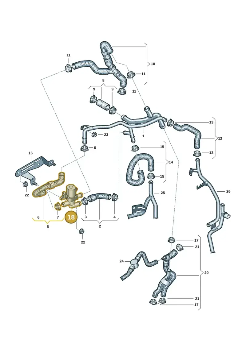 1T0820036D — Volkswagen Transport. multivan (2019-2024) diagram 7em121252, position 18