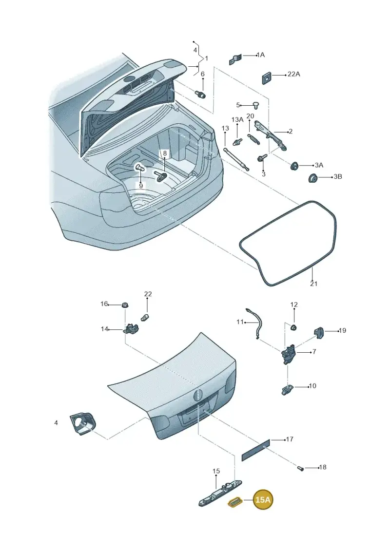 1T0827634A — Volkswagen Jetta (2008-2011) diagram 449827200, position 15A