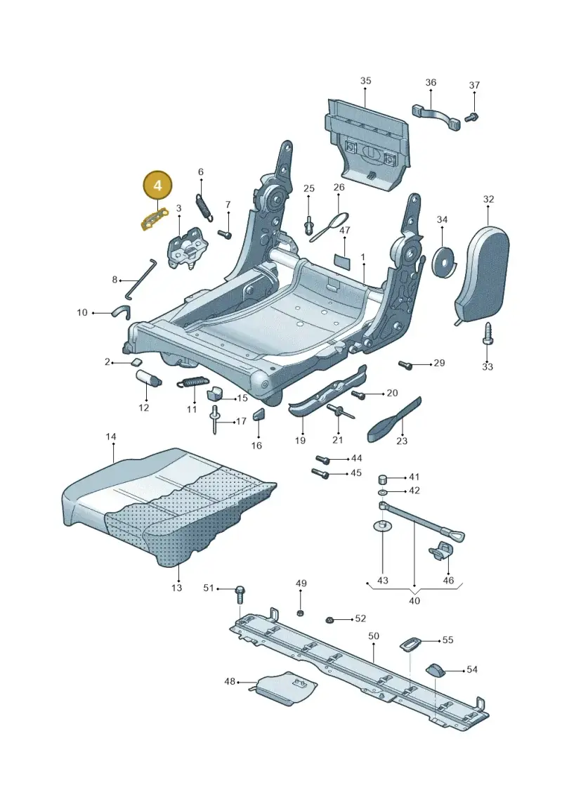 1T0883619 — Volkswagen TOURAN (SVW)       "CN"04> (2004-) diagram 446883200, position 4