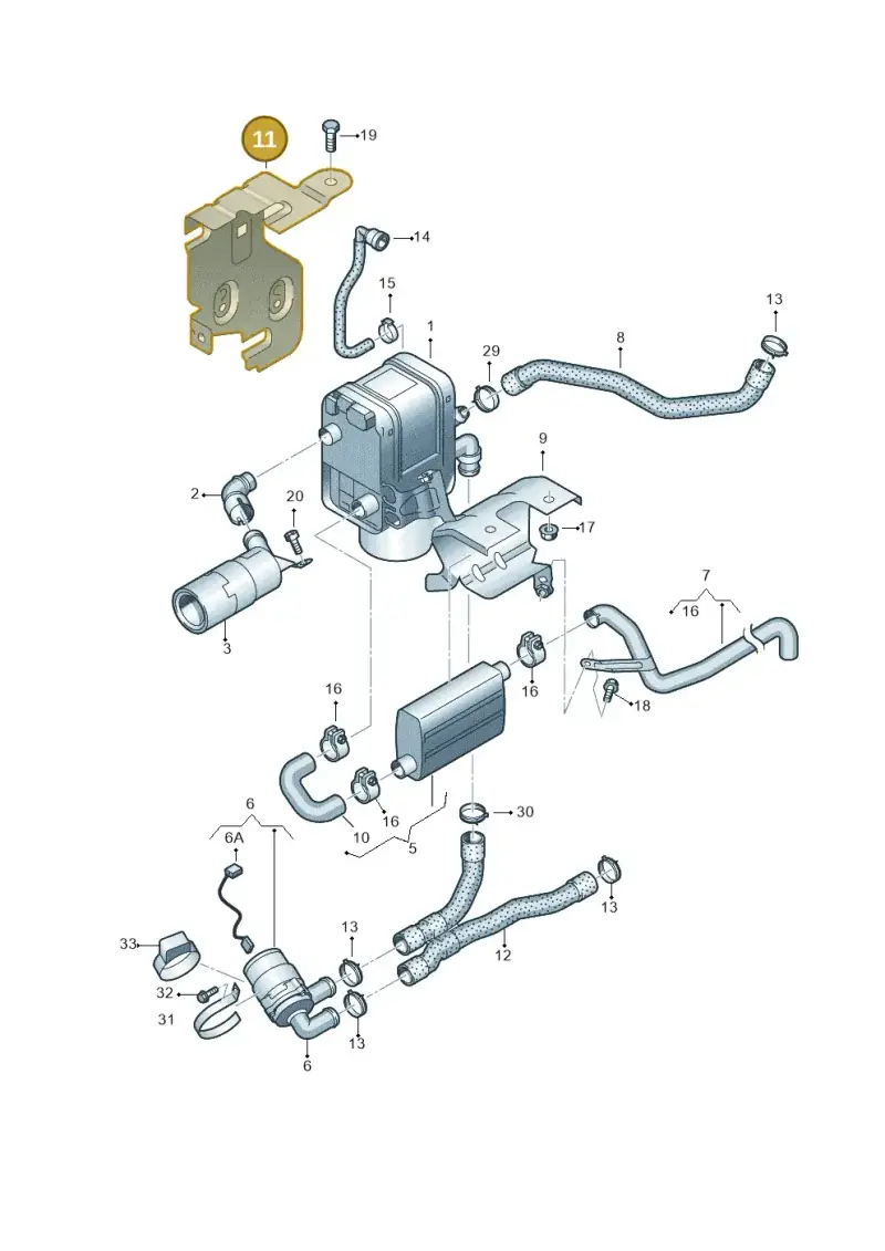 1T0955195B — Volkswagen Caddy Maxi Kombi (2010-2015) diagram 690819700, position 11