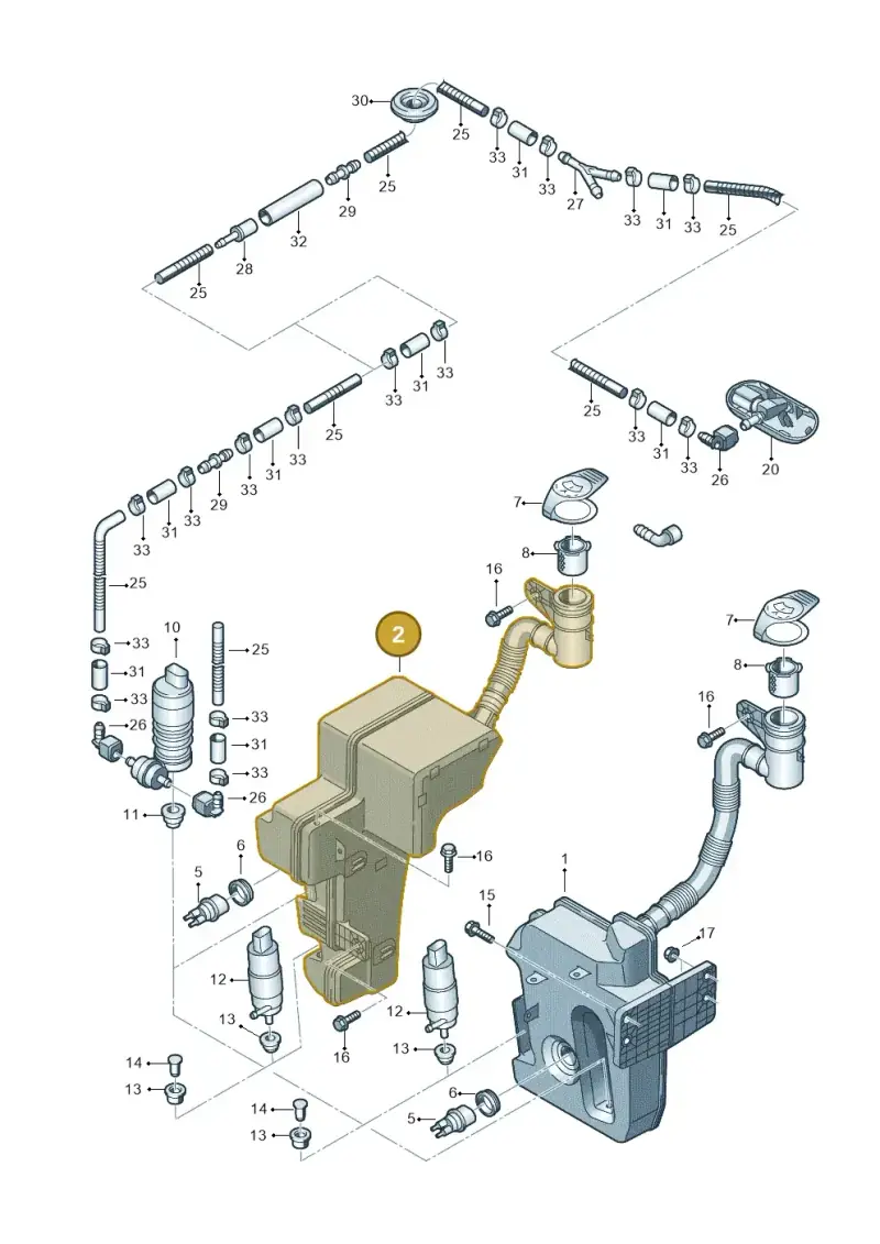 1T0955453E — Volkswagen Caddy Maxi Kombi (2010-2015) diagram 409955100, position 2