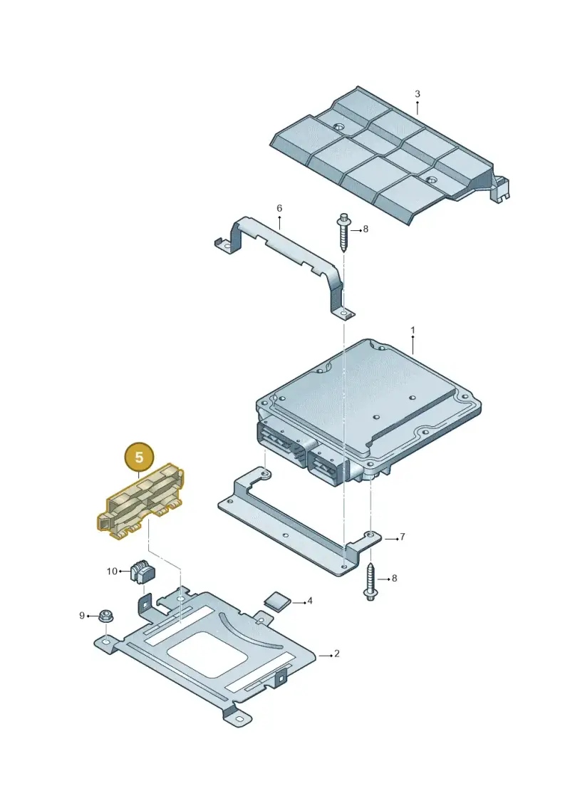 1T0971739G — Volkswagen Sharan (2015-2022) diagram 719906200, position 5
