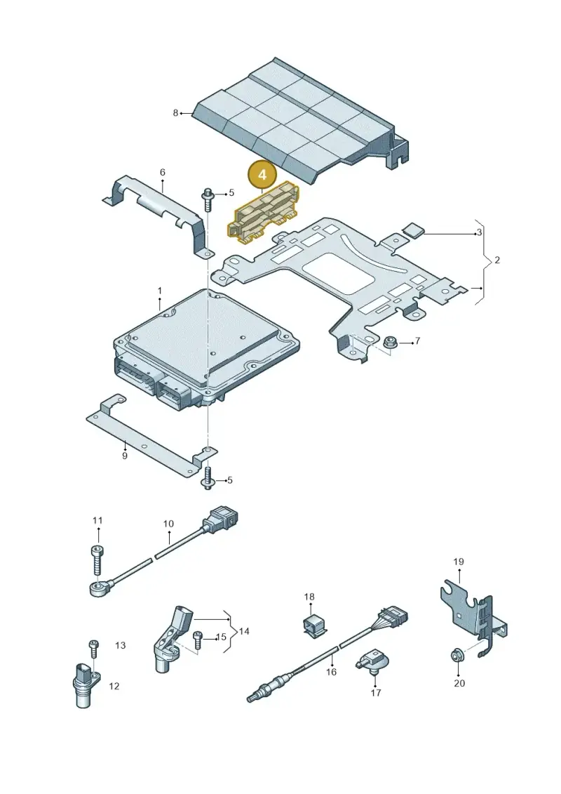 1T0971739G — Audi Q3 (2014-2019) diagram 855906000, position 4
