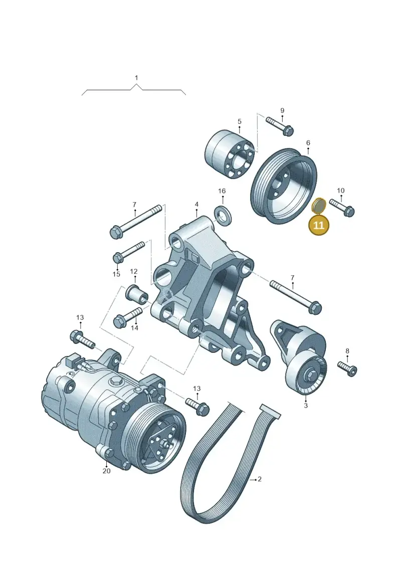 1T0971908B — Volkswagen Crafter 35 panel (2011-2016) diagram 722260300, position 11