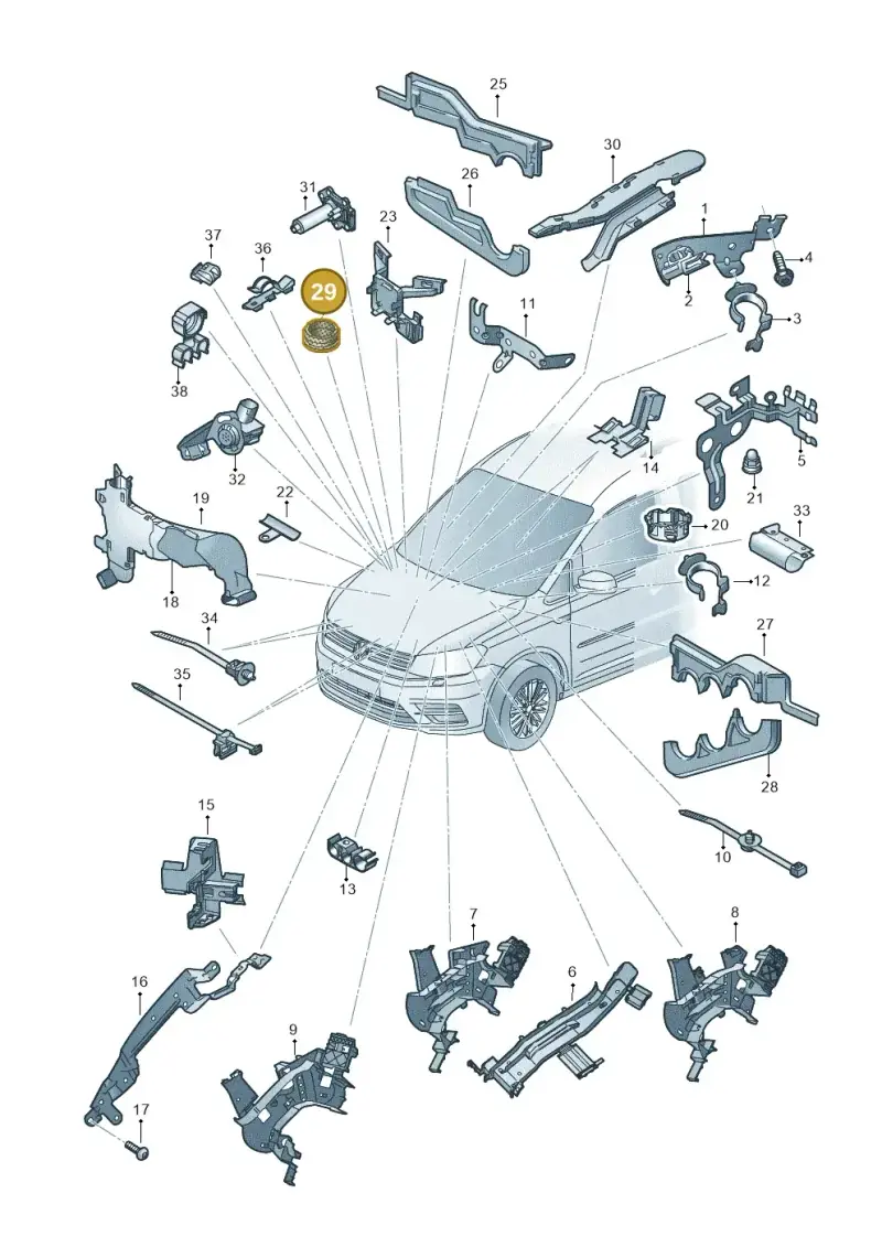 1T0971908B — Volkswagen Caddy kombi (2015-2020) diagram 866971840, position 29