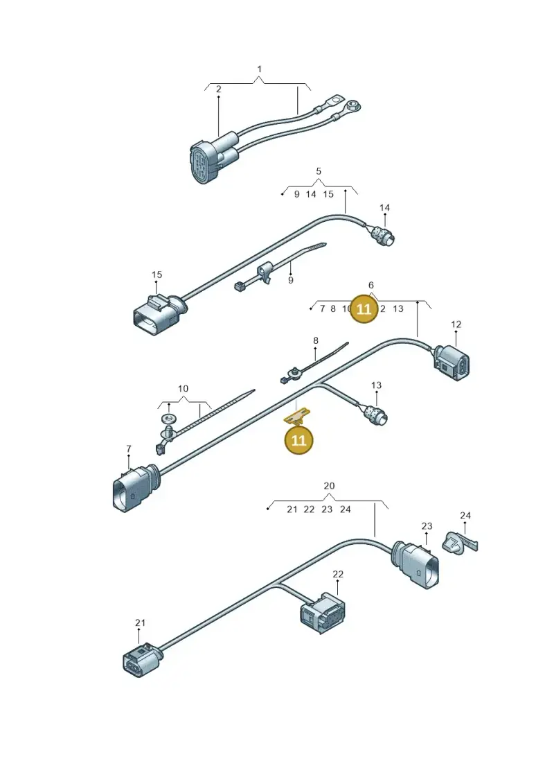 1T0971930D — Volkswagen Amarok twin cab (2022-) diagram 894971600, position 11