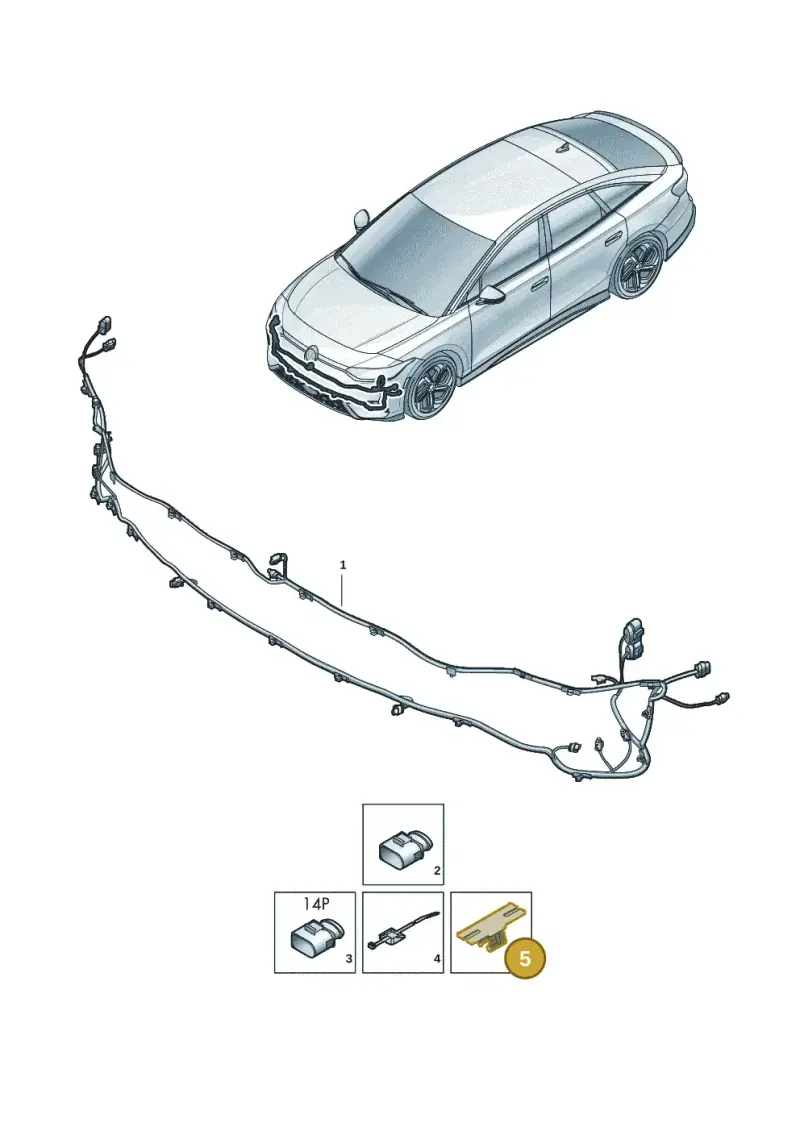 1T0971930E — Volkswagen ID.7 Limousine Pro (2023-) diagram 14b971000, position 5