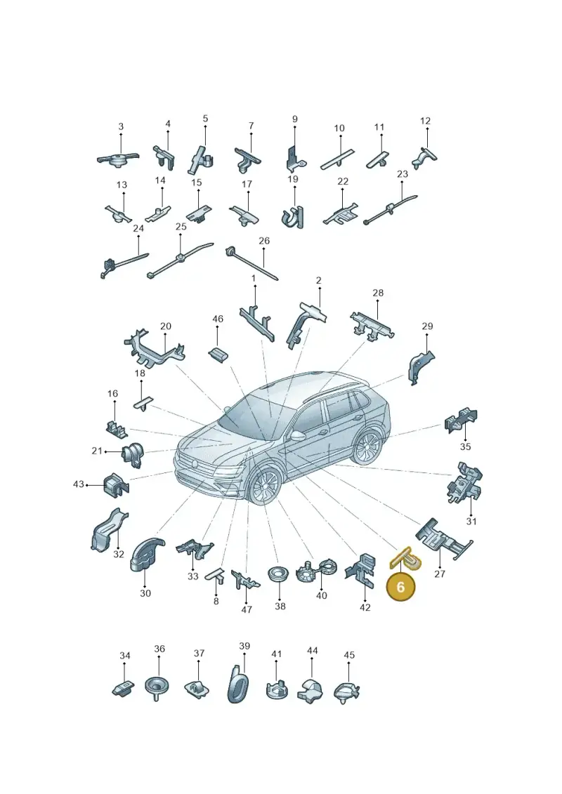 1T0972822A — Volkswagen Lavida XR (2023-) diagram 574971830, position 6