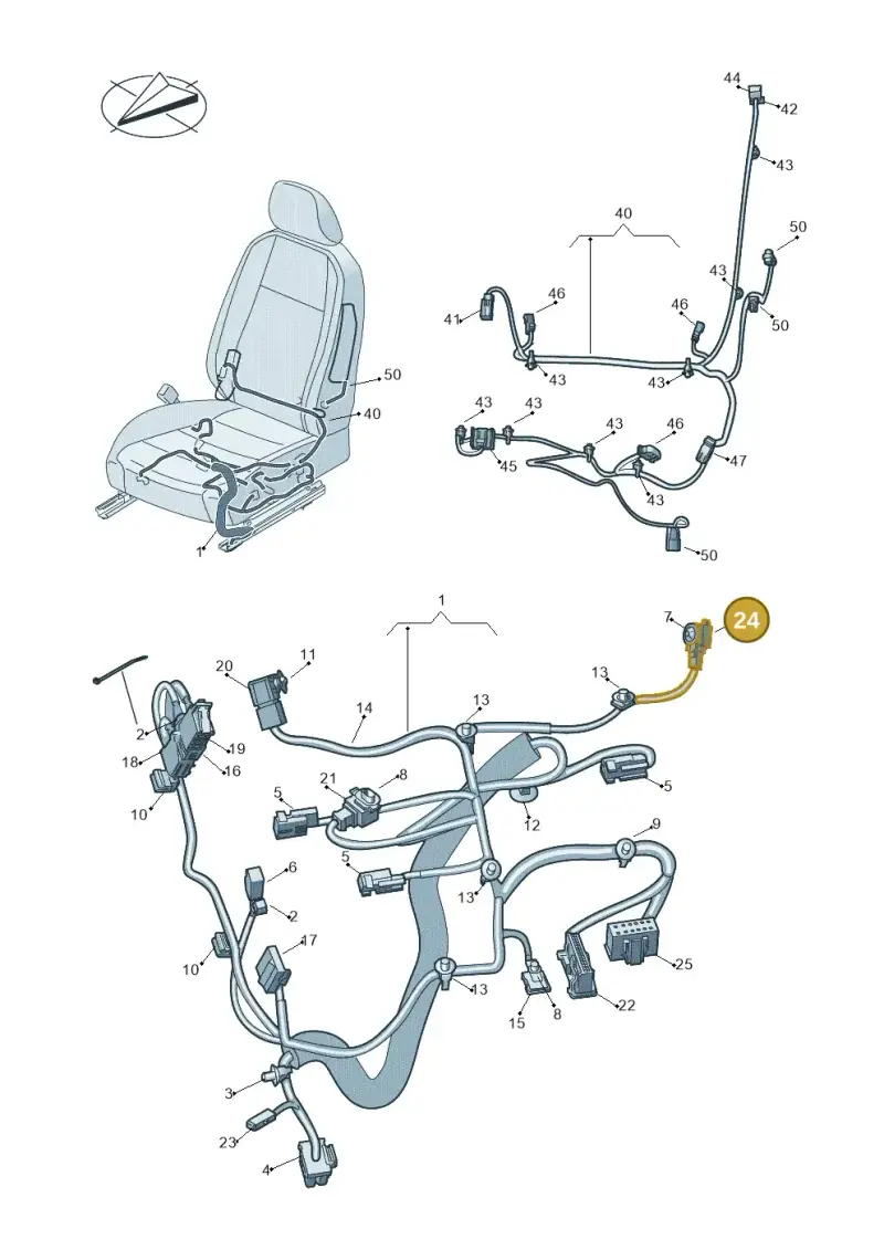 1T0973332 — Volkswagen Amarok twin cab (2022-) diagram 793972270, position 24