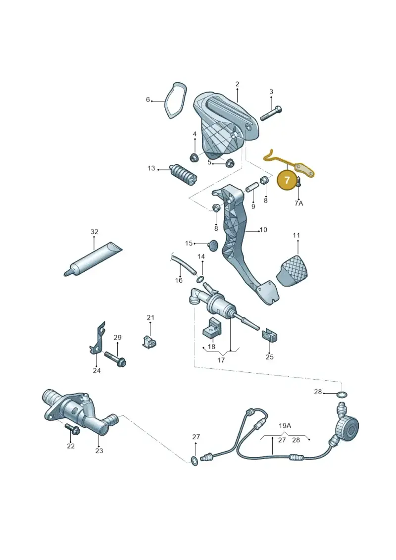 1T1721913 — Volkswagen TOURAN (SVW)       "CN"04> (2004-) diagram 446721250, position 7
