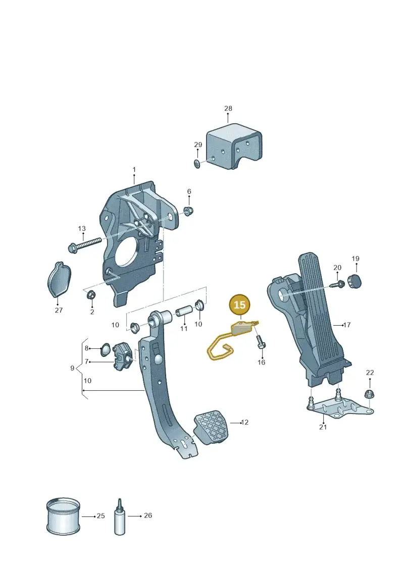 1T2721913B — Volkswagen Caddy kombi (2015-2020) diagram 649721700, position 15