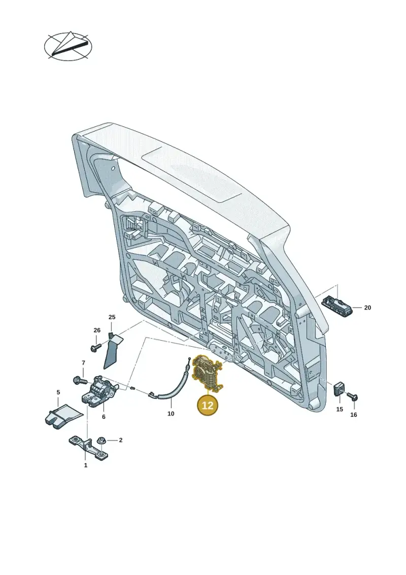 1T3827887A — Volkswagen ID. Buzz (2022-2025) diagram 15a827100, position 12