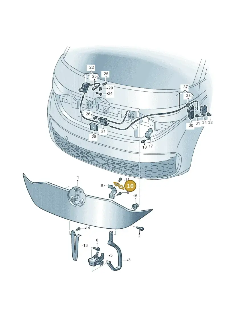 1T5827537B — Volkswagen ID.Buzz (2022-) diagram 15a823000, position 10