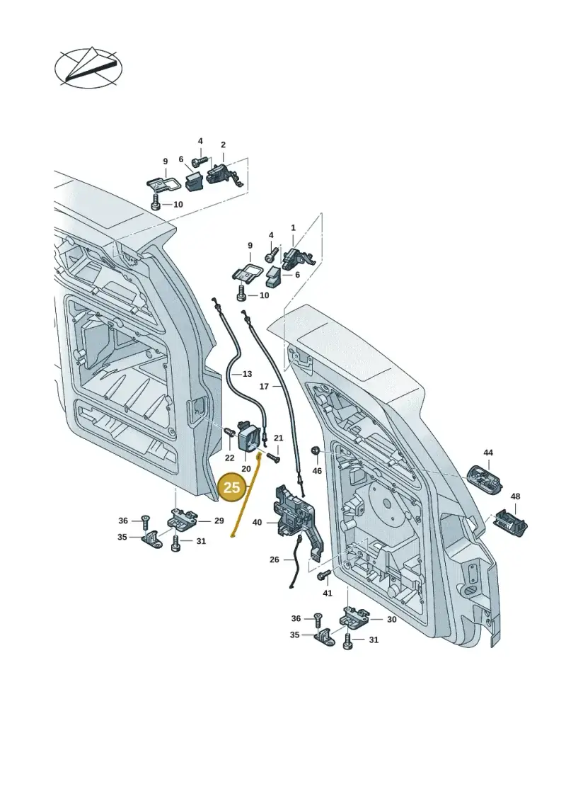1T5829218 — Volkswagen ID.Buzz (2022-) diagram 15a827300, position 25
