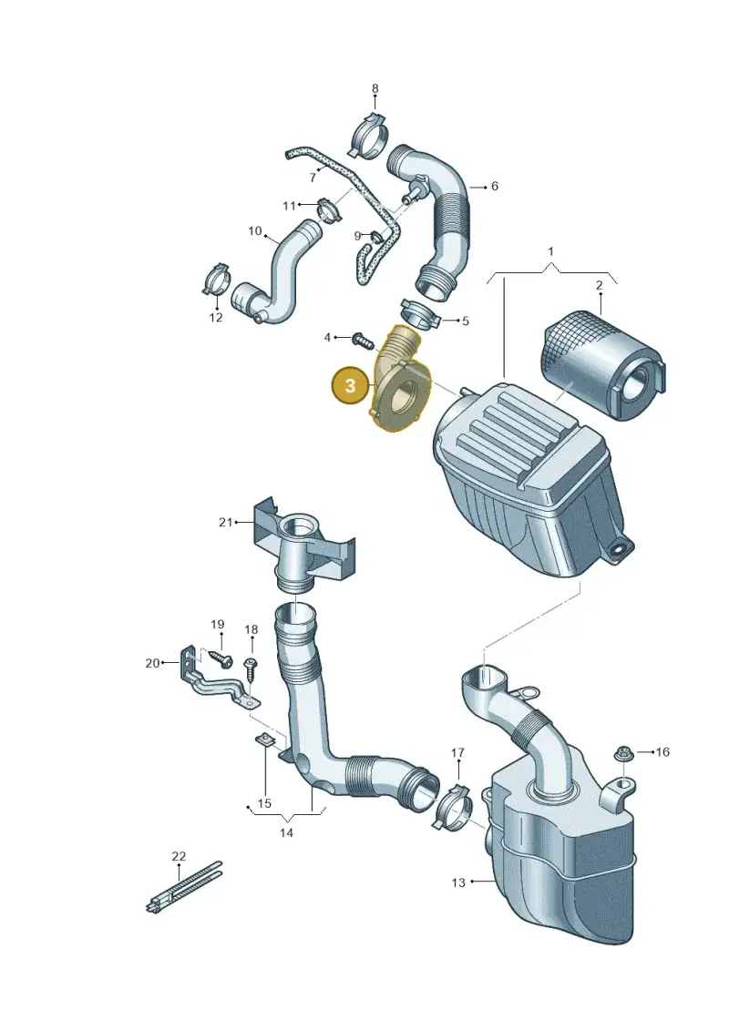 1TD129610D — Volkswagen Caddy Maxi Kombi (2010-2015) diagram 477129800, position 3