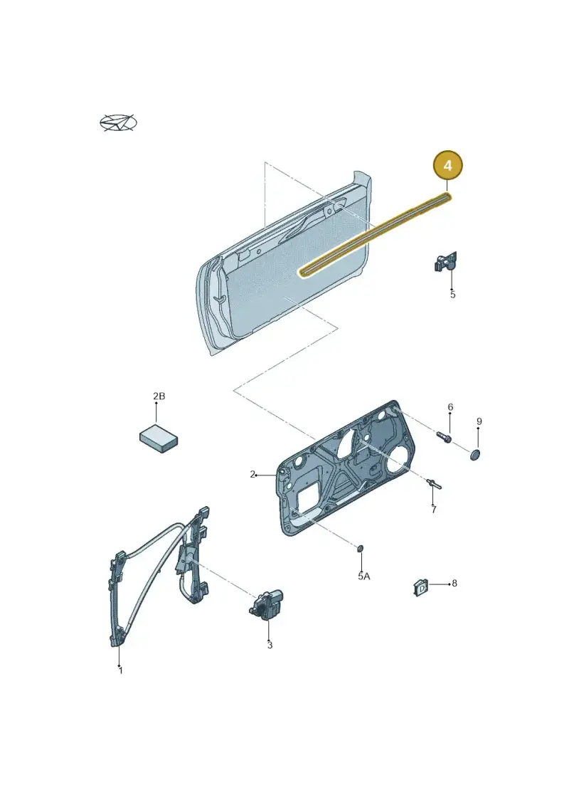 1Y0837478CB41 — Volkswagen New Beetle Cabrio.     06> (2005-) diagram 279837600, position 4