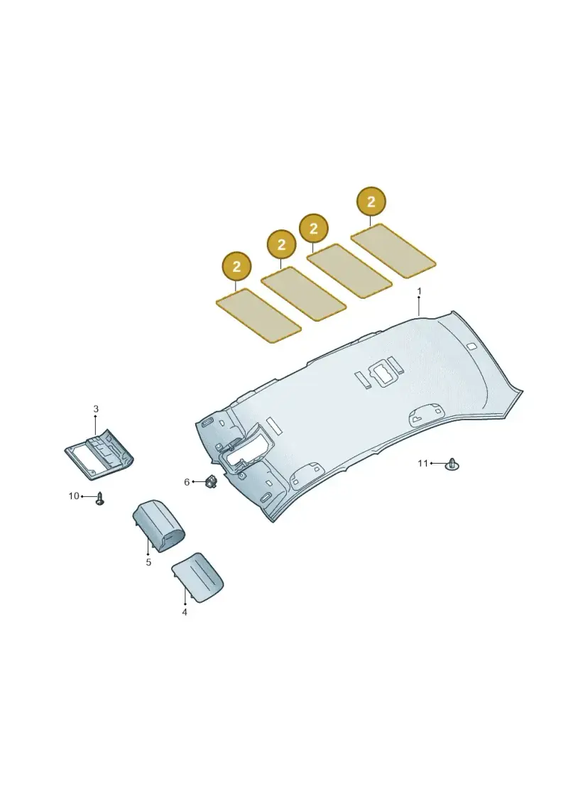 1Z0867817H — Volkswagen Taos 1.4 (2021-2023) diagram 2br867055, position 2
