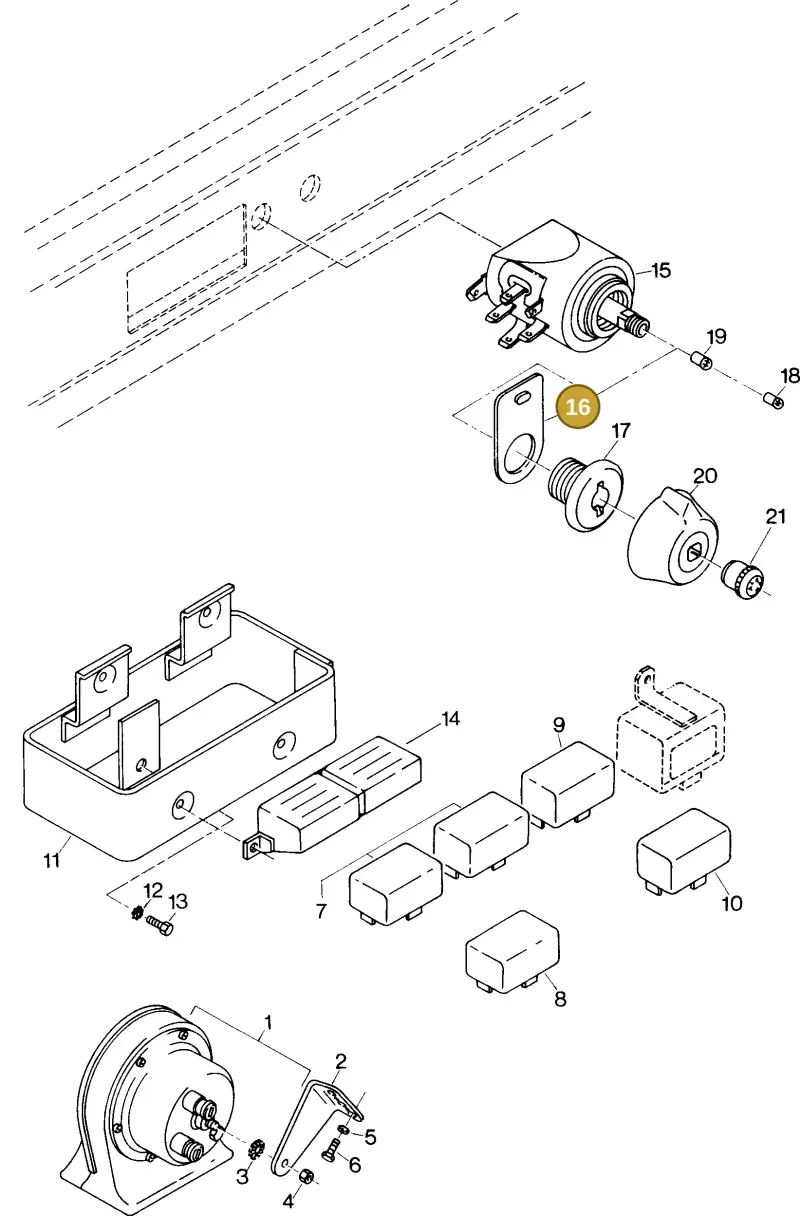 211951279 — Volkswagen ILTIS diagram 037094000, position 16