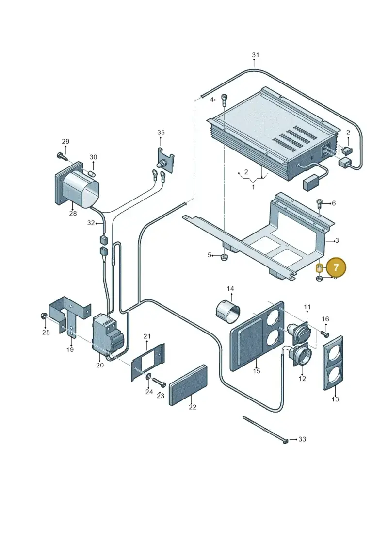 251201525 — Volkswagen MAN TGE 55 (2016-2021) diagram 806919260, position 7