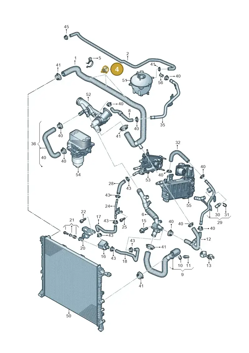 2D0121129A — Volkswagen MAN TGE 55 (2016-2021) diagram 806121040, position 4
