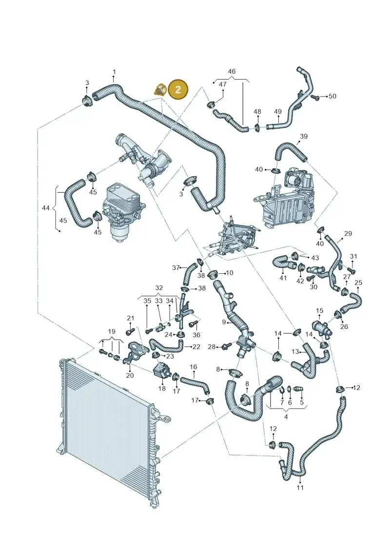 2D0121129A — Volkswagen MAN TGE 55 (2016-2021) diagram 806121300, position 2