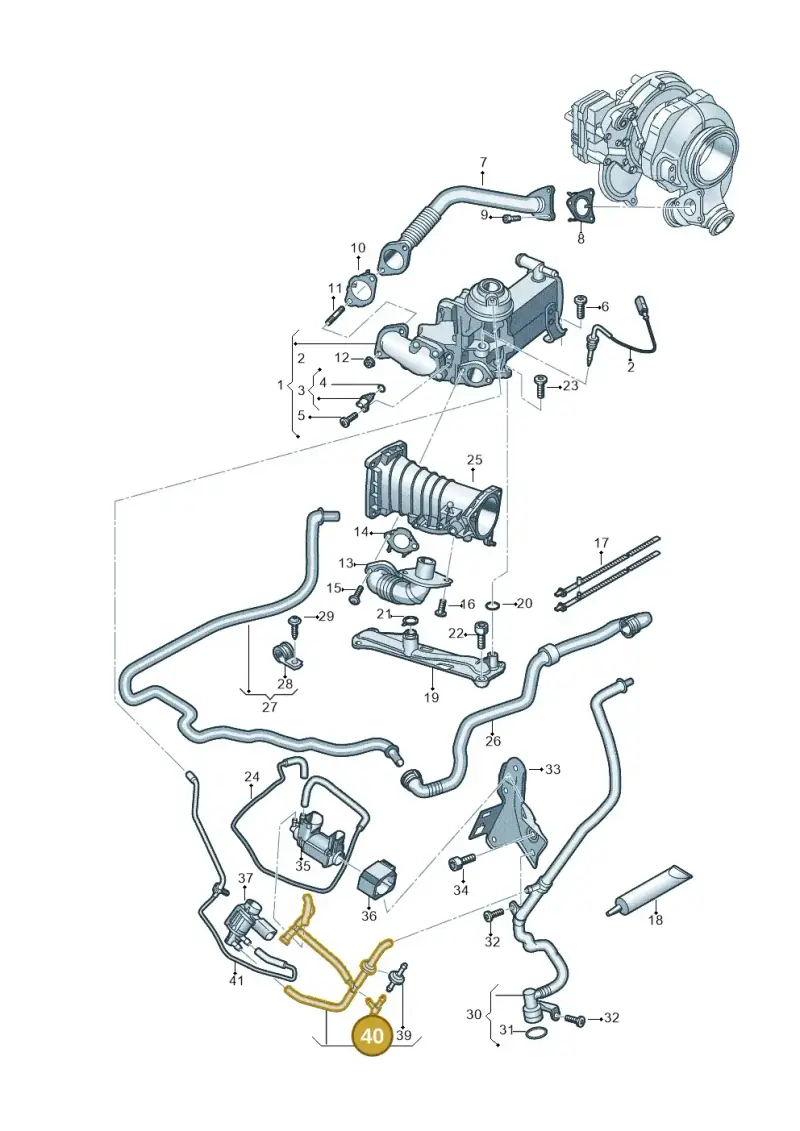2D0129737A — Volkswagen Touareg (2017-2023) diagram 439131000, position 40