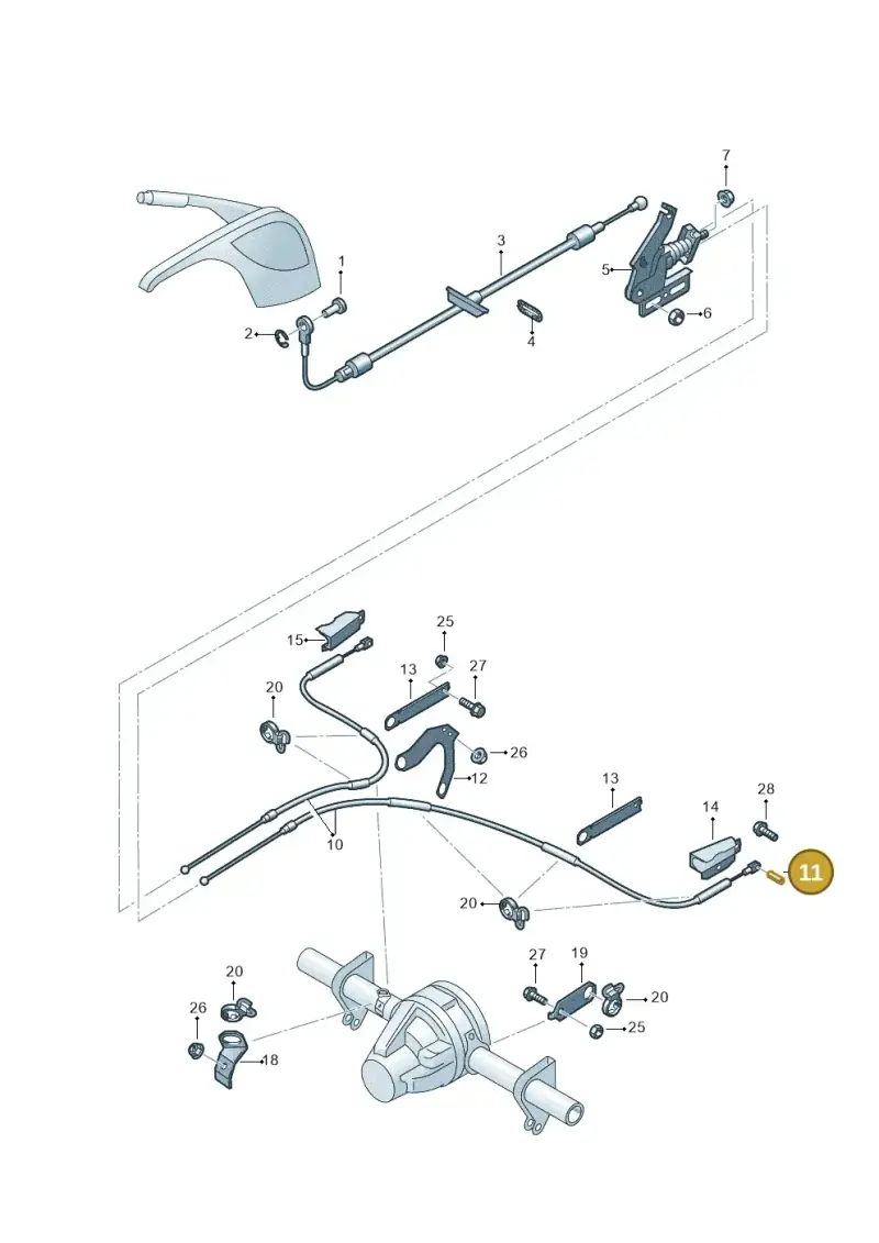 2D0609581 — Volkswagen CRAFTER                06> (2006-) diagram 483609800, position 11