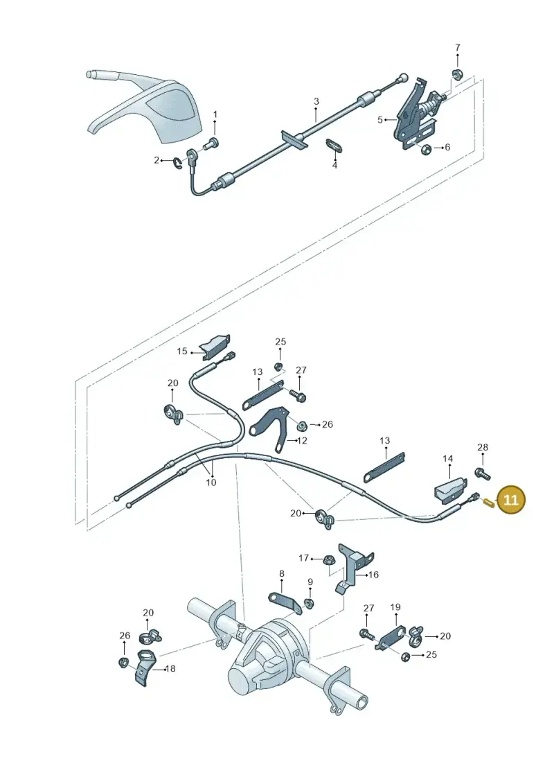 2D0609581 — Volkswagen Crafter 35 panel (2011-2016) diagram 722609800, position 11