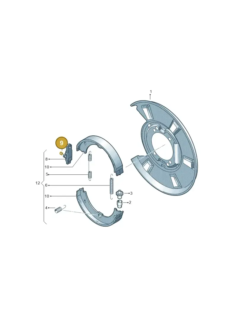 2D0609581 — Volkswagen Crafter 35 panel (2011-2016) diagram 483609300, position 9