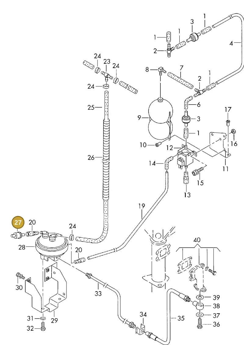2D0711982 — Volkswagen LT, LT 4X4 (2003-2006) diagram 176711900, position 27