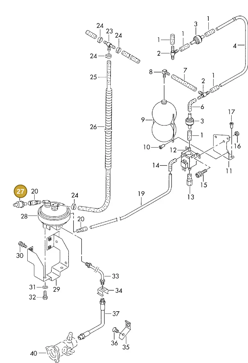2D0711982 — Volkswagen LT, LT 4X4 (2003-2006) diagram 176711920, position 27