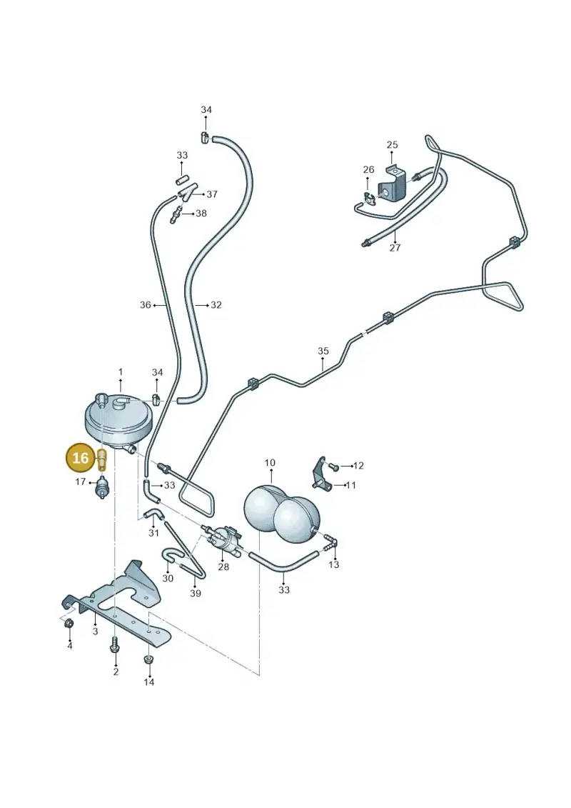 2D0711982 — Volkswagen Crafter 35 panel (2011-2016) diagram 722711900, position 16
