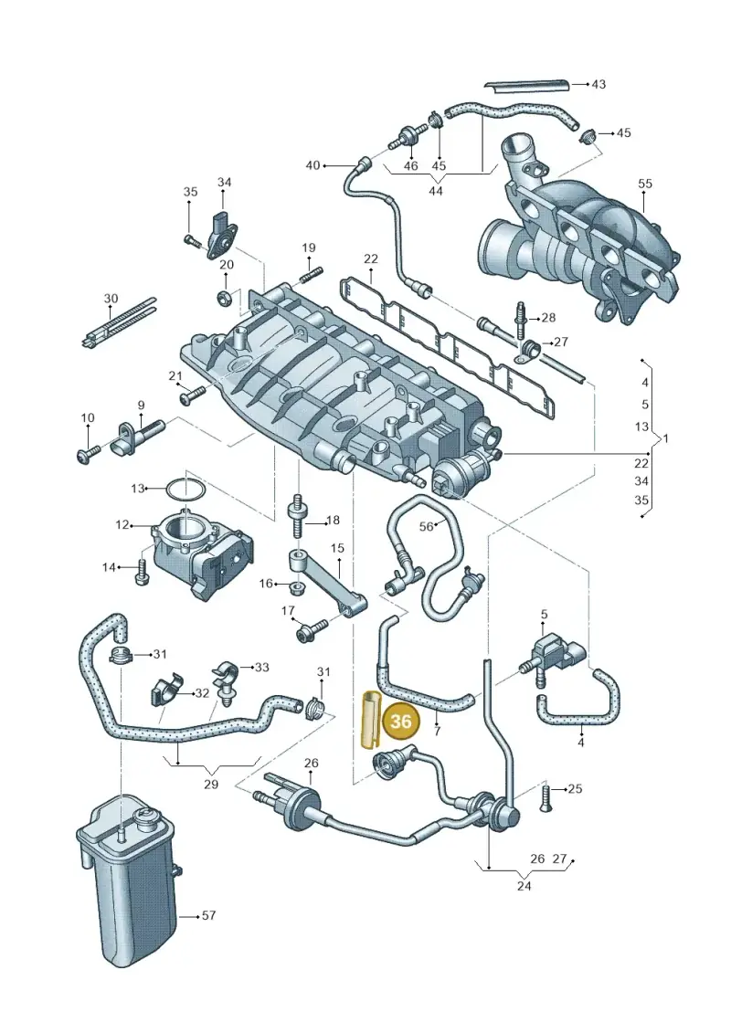 2D0971461A — Volkswagen New beetle (2011-2016) diagram 642133290, position 36