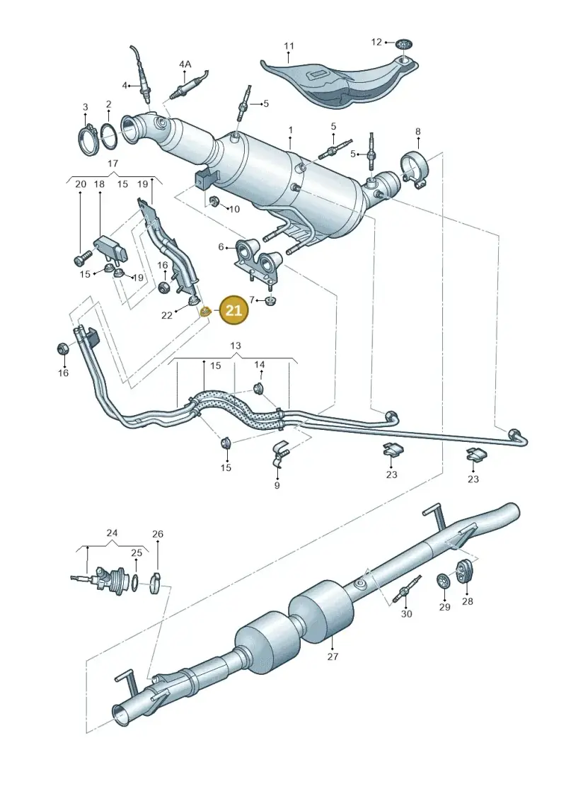 2E0131483 — Volkswagen Crafter 35 panel (2011-2016) diagram 722253660, position 21