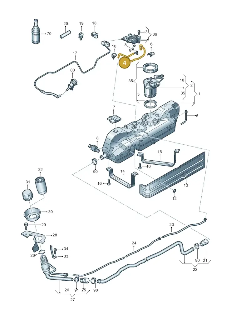 2E0201083 — Volkswagen Crafter 35 panel (2011-2016) diagram 483201110, position 4