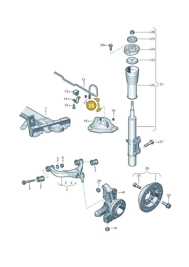 2E0411318C — Volkswagen Crafter 35 panel (2011-2016) diagram 483407000, position 16