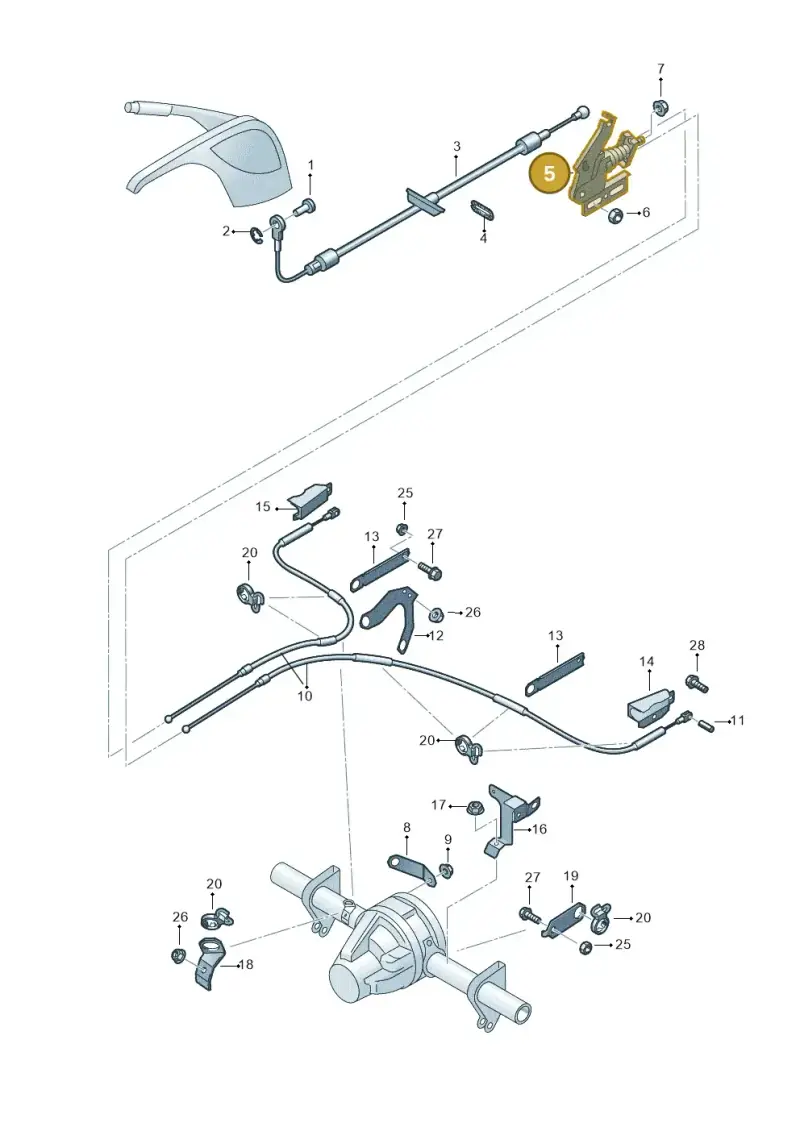 2E0609853B — Volkswagen Crafter 35 panel (2011-2016) diagram 722609800, position 5
