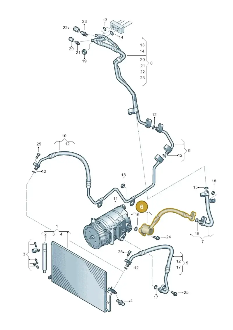 2E0820721AB — Volkswagen Crafter 35 panel (2011-2016) diagram 483820200, position 6
