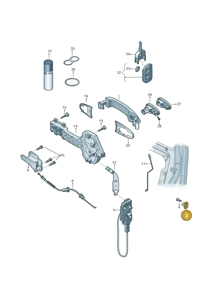 2E0837295 — Volkswagen Crafter 35 panel (2011-2016) diagram 483837000, position 3