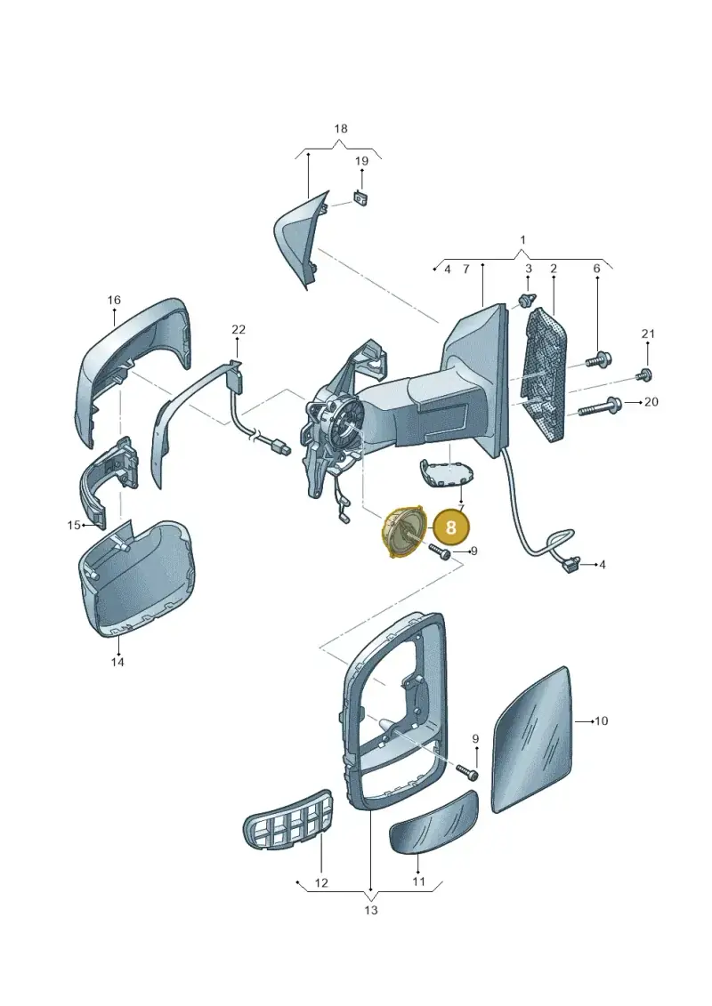 2E0857049 — Volkswagen MAN TGE 35 (2016-2021) diagram 807857450, position 8
